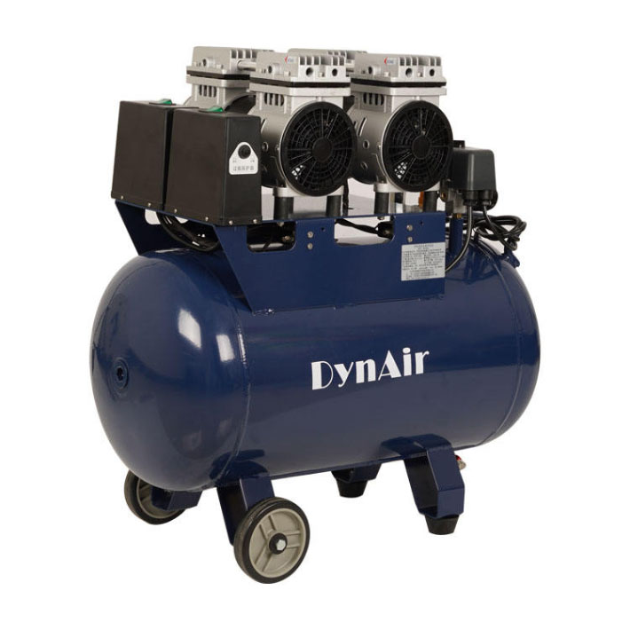 Dynamic DA5002 Dental Oil Free Oilless Air Compressor 50L Tank 1.1kW/1.5HP	